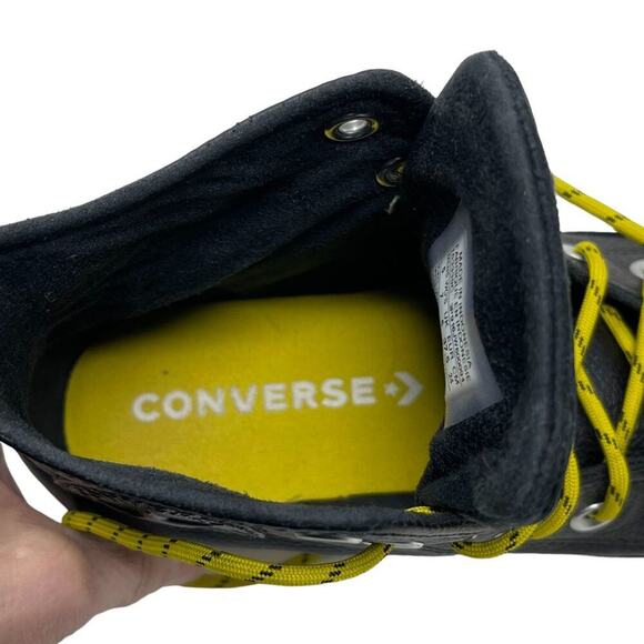 Converse Chuck Taylor All Star Hi Limo Leather - Women's Size 7/Men's Size 5 - Picture 10 of 10